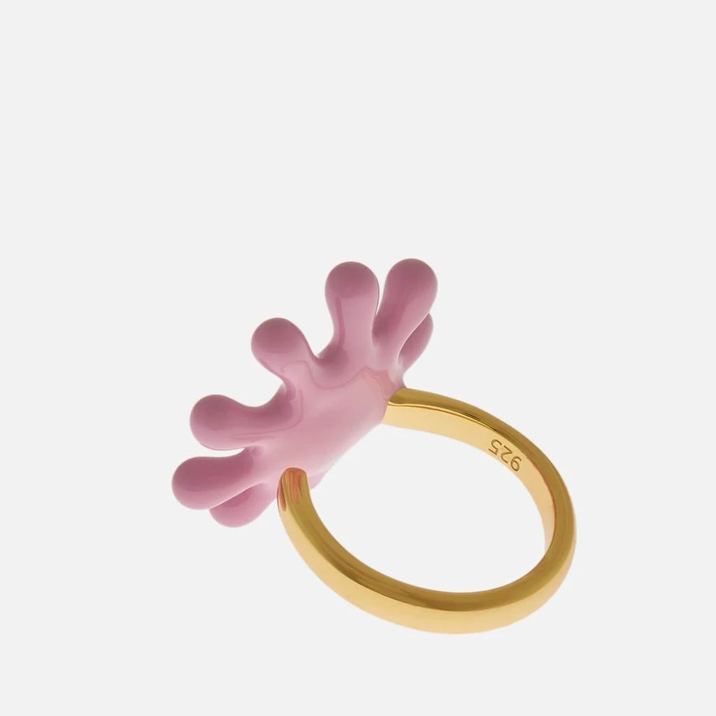 July Child July Child Splat Lavender Gold and Crystal Ring 3