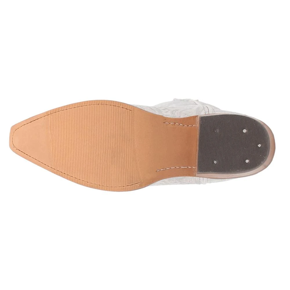 Dingo Bellona Embossed Snip Toe Cowboy Boots 5