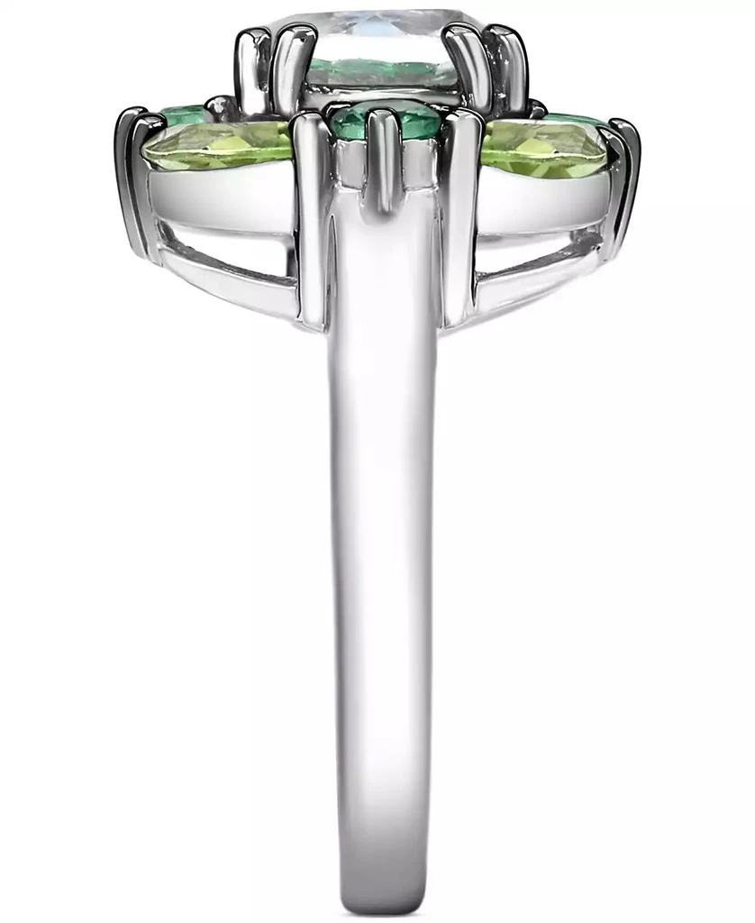 Macy's Multi-Gemstone Cluster Ring (3-5/8 ct. t.w.) in Sterling Silver 5