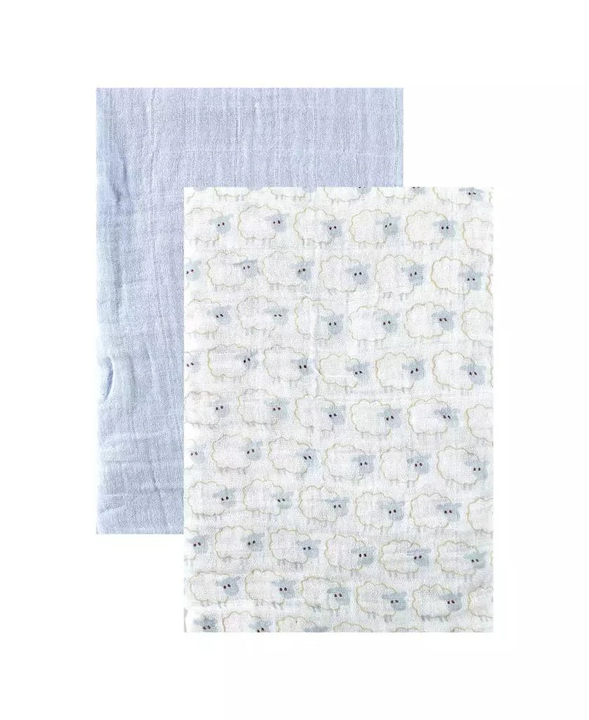 Hudson 2Pk Muslin Blanket