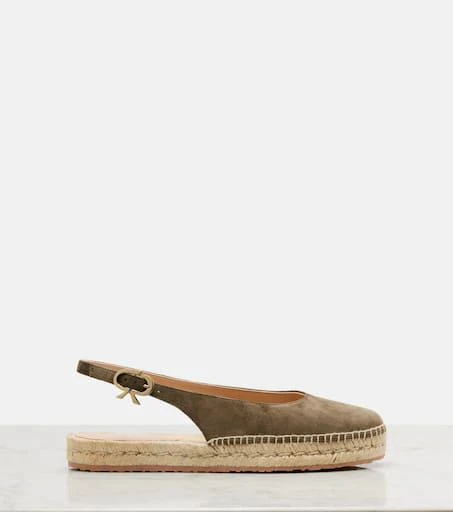 Gianvito Rossi Paz suede slingback espadrilles 4