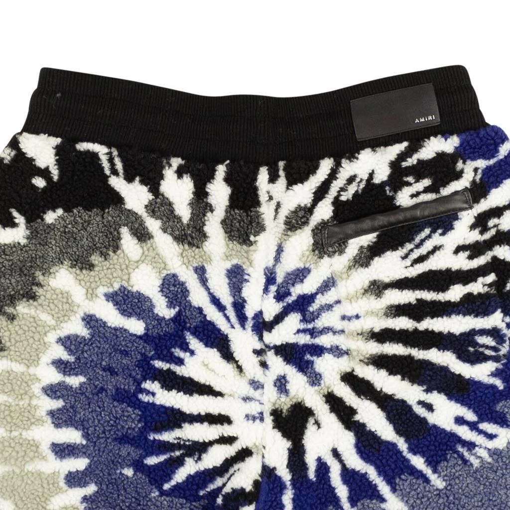 AMIRI Amiri Tie Dye Polar Fleece Shorts - Blue/Black 4
