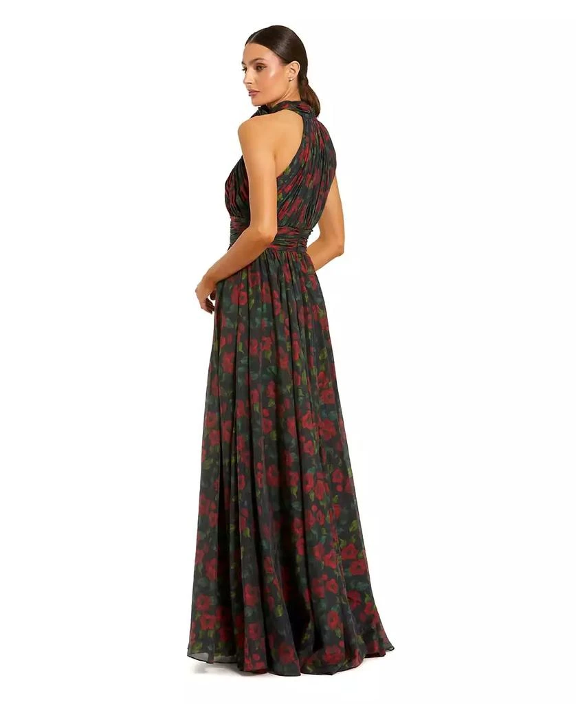 Mac Duggal Women's Floral Chiffon 3D Flower Halter Neck Gown - Dresses &  Skirts - Compare Prices from 6+ Stores - Free Shipping - BeyondStyle