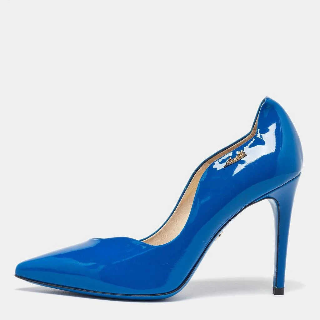 Loriblu Loriblu Blue Patent Leather Pumps Size 37 1