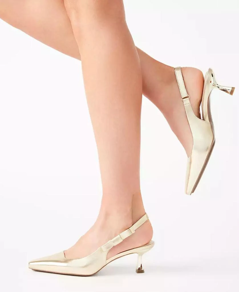 Anne Klein Women's Carmel Slingback Kitten Heel Pumps 16