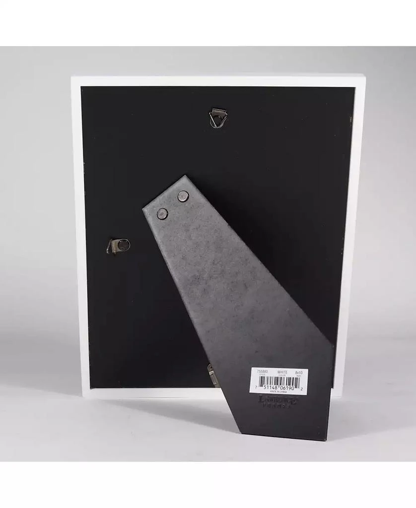 Lawrence Frames White Wood Picture Frame - Gallery Collection - 8" x 10" 3