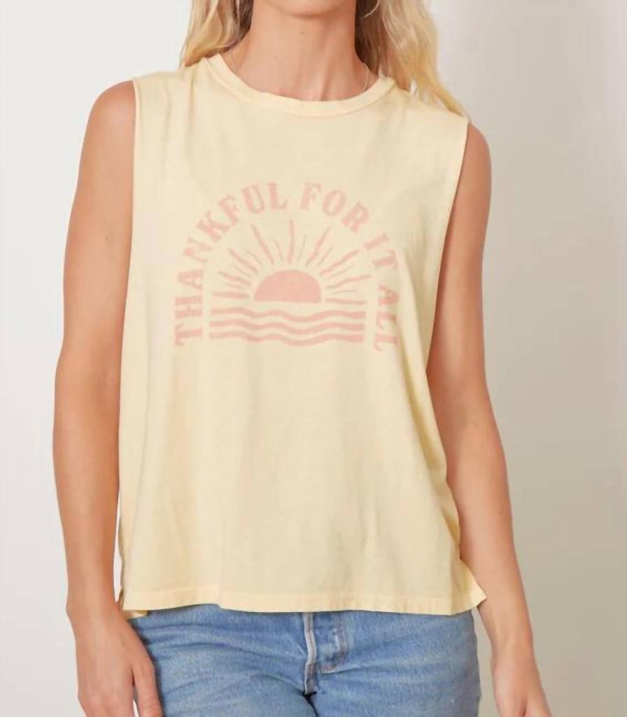 good hYOUman Good Hyouman - Lili Thankful for It All Tank Top