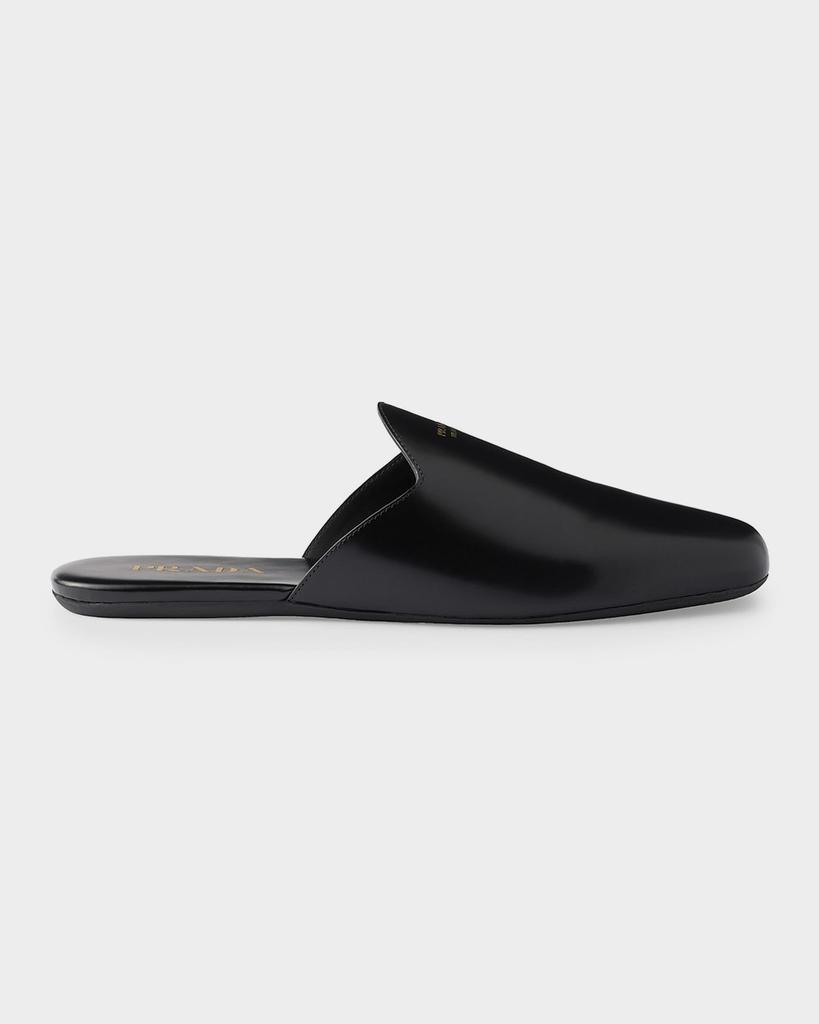 Prada Studded Brushed Leather Mules - Slippers - Compare Prices