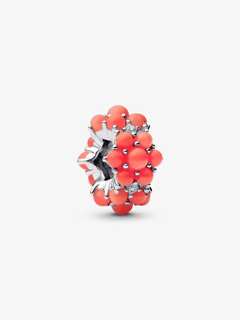 PANDORA Women's Coral Ocean Charm In Sterling Silver