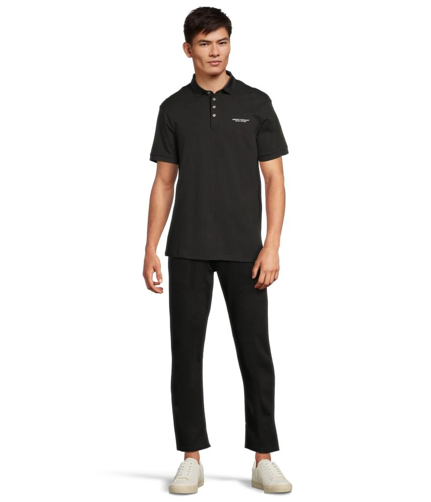 Armani Exchange Slim Fit Milano/New York Logo Polo 5