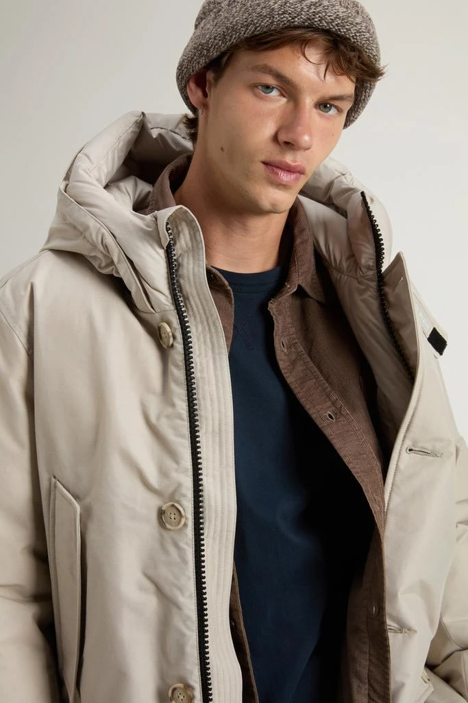 Woolrich Arctic Parka in Ramar Cloth - Men - Beige 4