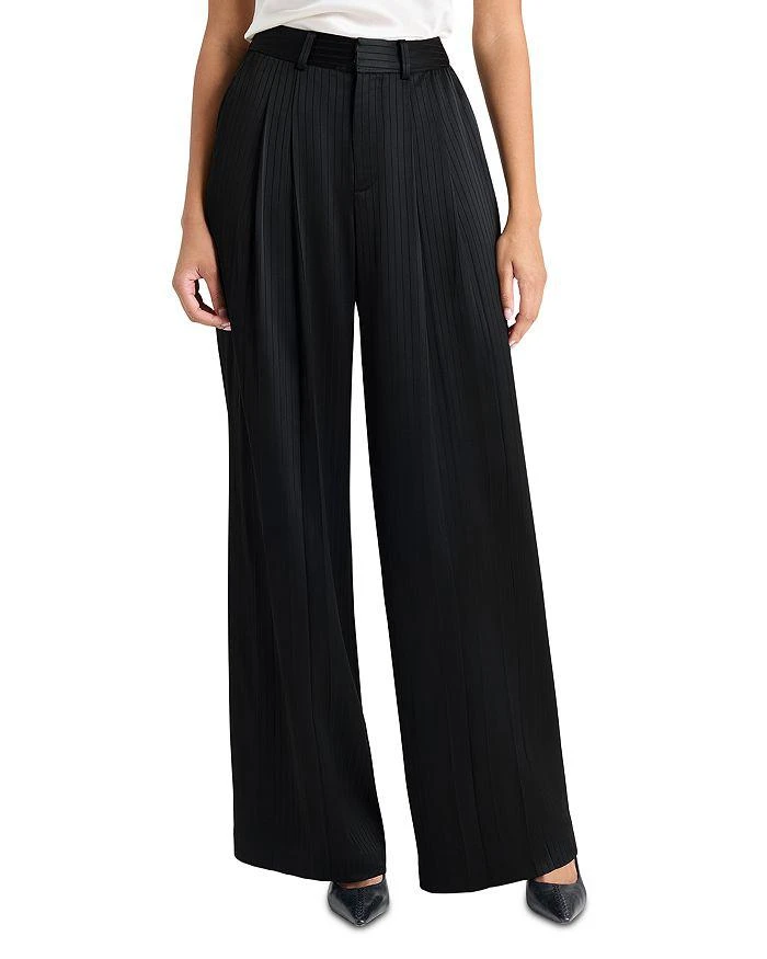 Cinq à Sept Georgia Satin Stripe Pants