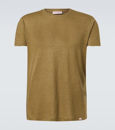 ORLEBAR BROWN OB-T linen jersey T-shirt