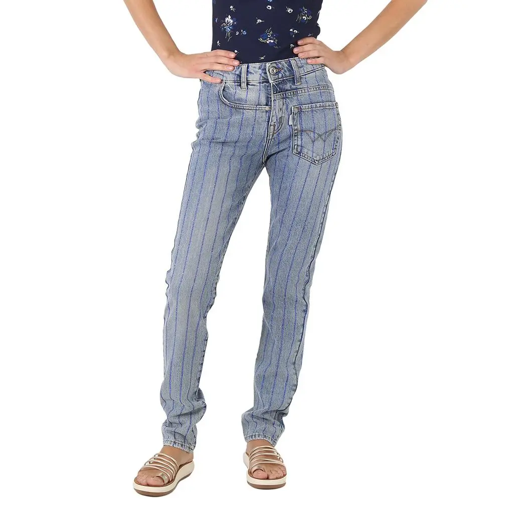 Filles A Papa Filles A Papa Ladies Pants Blue Turner Crystal, Waist Size 25"