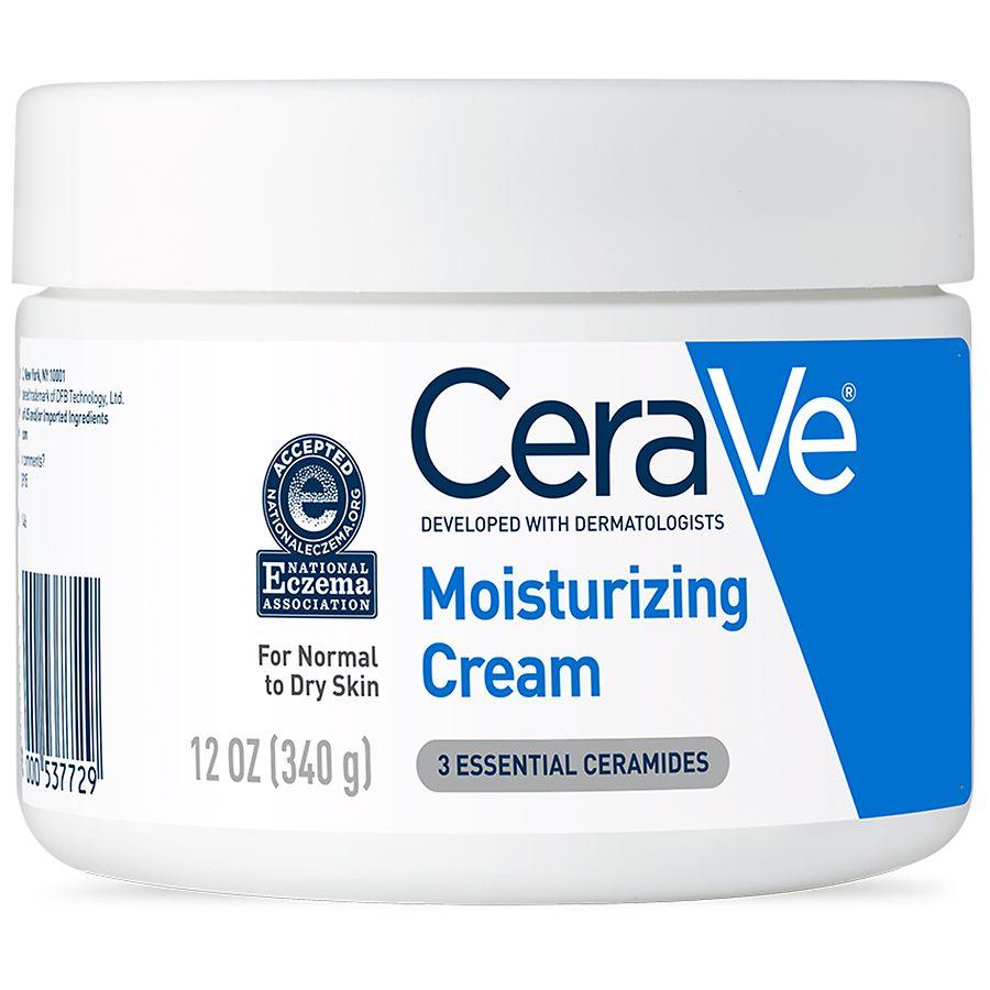 CeraVe Face and Body Moisturizing Cream for Normal to Dry Skin Unscented