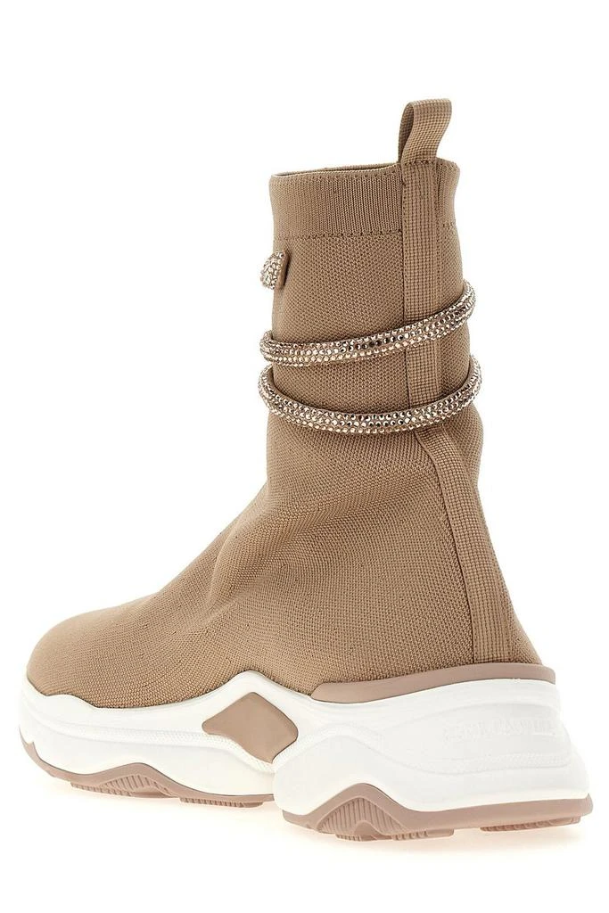 Rene Caovilla Rene Caovilla Glitter Wrap High-Top Sock Sneakers 3