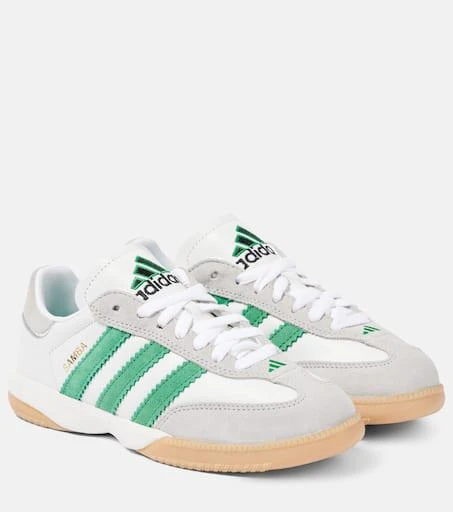 Adidas Samba MN suede-trimmed leather sneakers 1