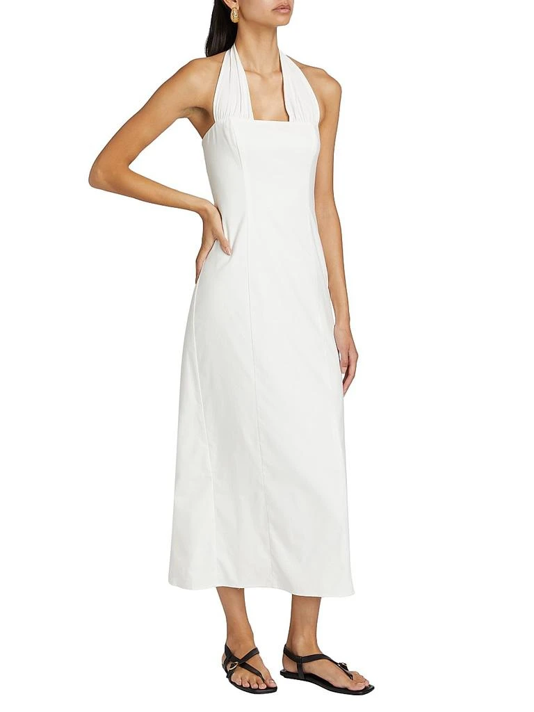 Bessi Linen Halterneck Midi-Dress  On Sale Now with Up to 63% Off |  Discover Exclusive Deals & Savings at BeyondStyle  Authentic Reformation  10|contemporary|halter|solid|Women's|women's  apparel|sheath|women's|sleeveless|dresses|midi-length|linen with ...