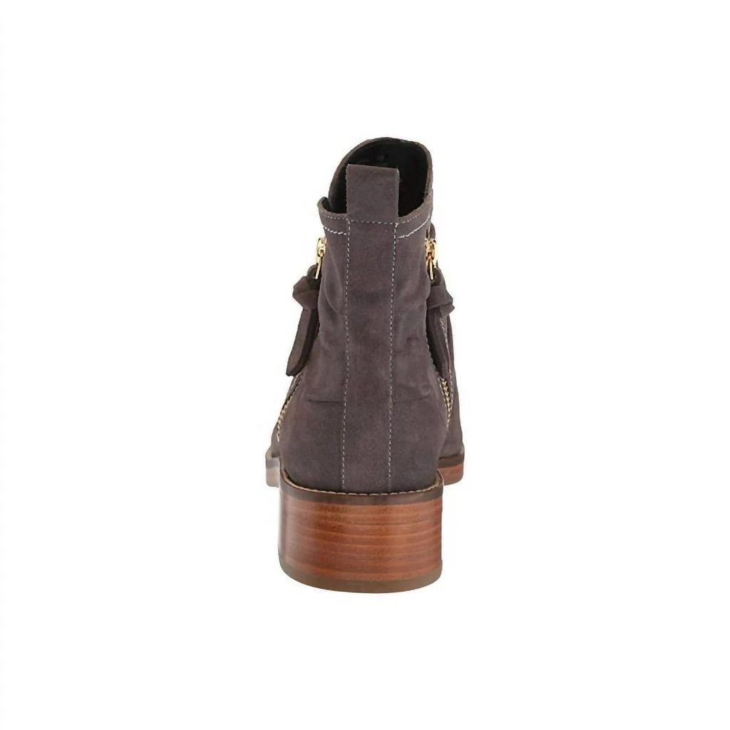 Cole Haan Women's Harrington Grand Slouch Bootie In Storm Cloud Suede 5