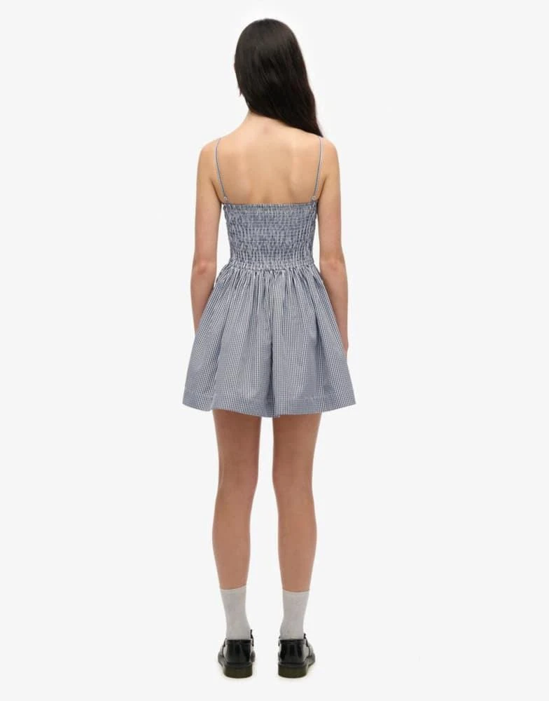 Superdry Superdry Corset cami mini dress in black gingham 4