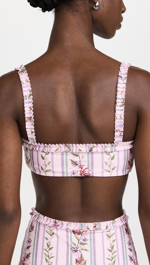 Agua by Agua Bendita Olmo Honeysuckle Bikini Top