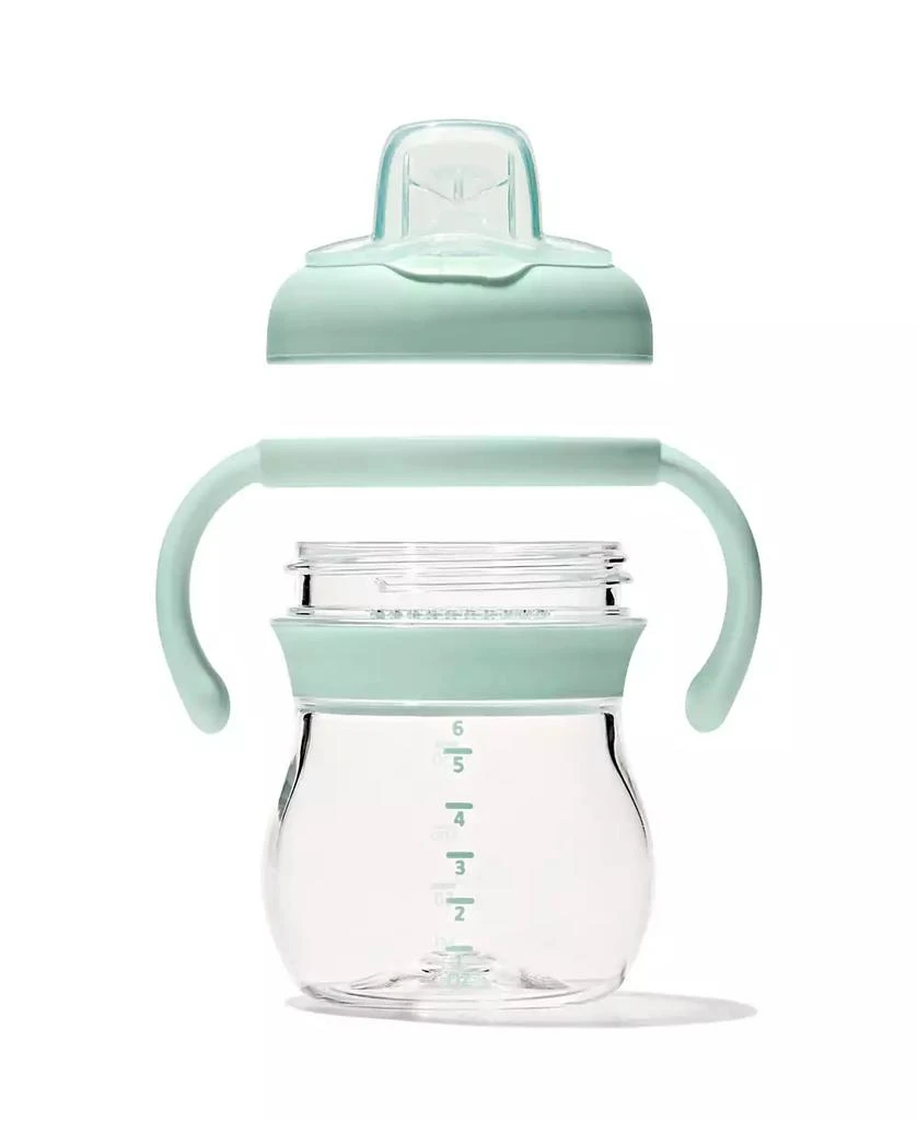 OXO Tot Transitions Soft Spout 6 Oz Sippy Cup with Removable Handles 17
