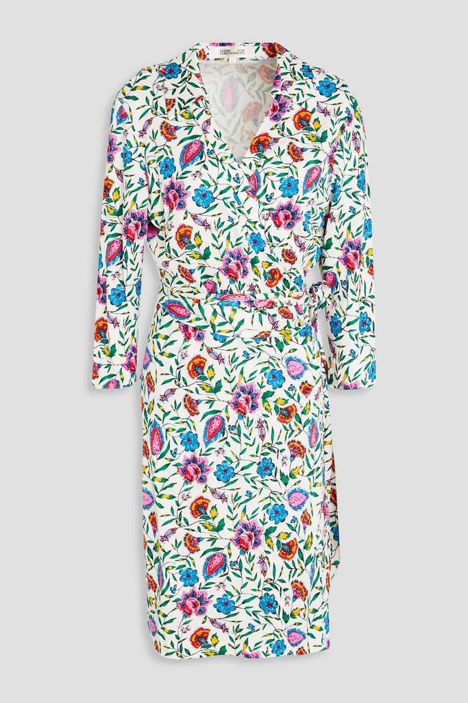 Diane von Furstenberg New Jeanne floral-print silk-jersey wrap dress