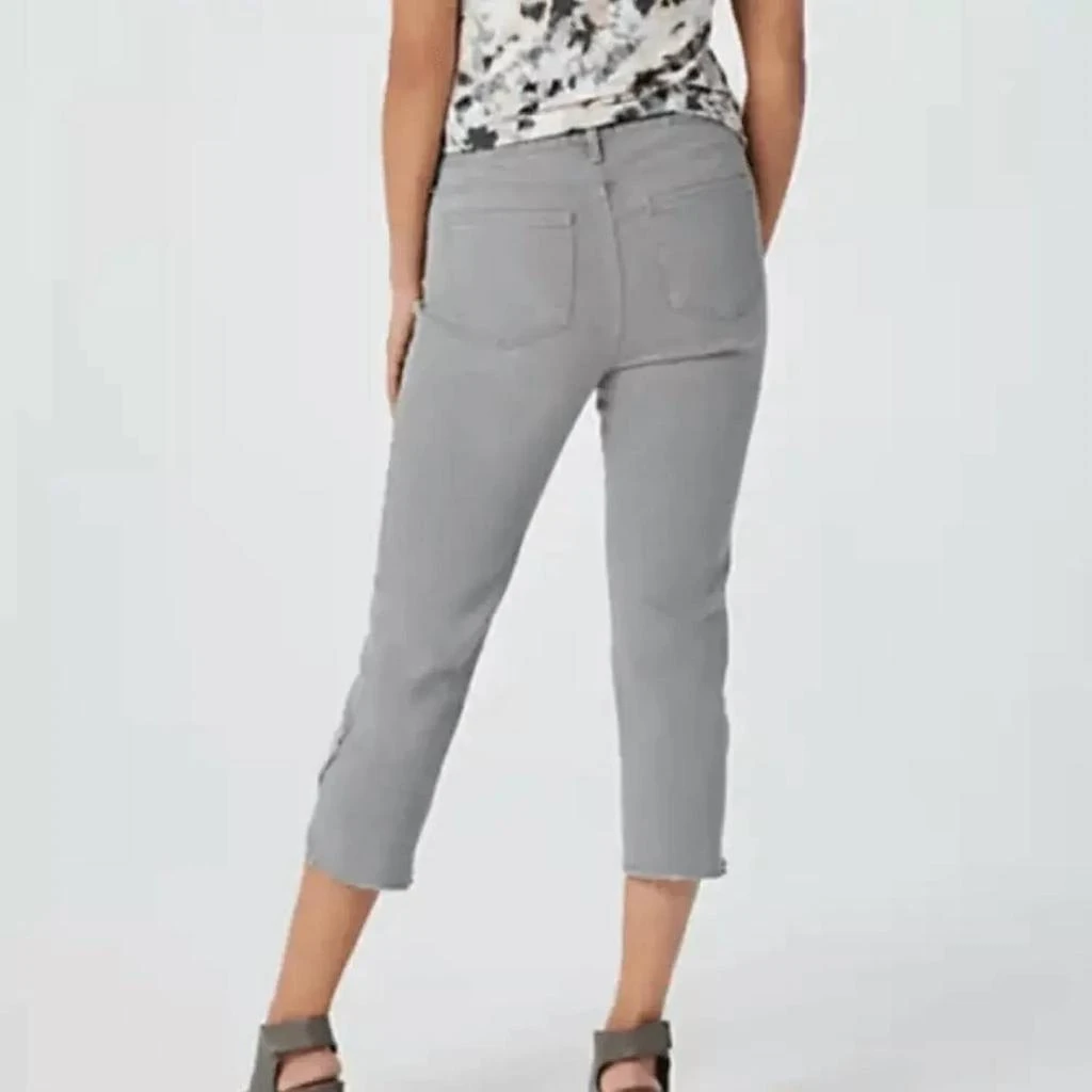 NYDJ Capri With Criss Cross Hem In Grey 2