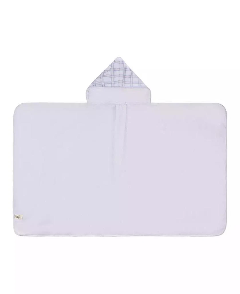 Memoi Boys Cozy Plaid Hooded Cotton-Lined Terry Towel