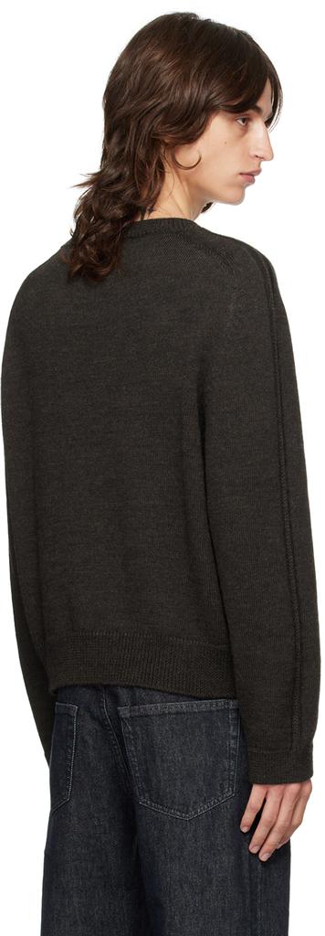 Shop Brown True Round Neck Sweater on Sale at BeyondStyle – Get 56