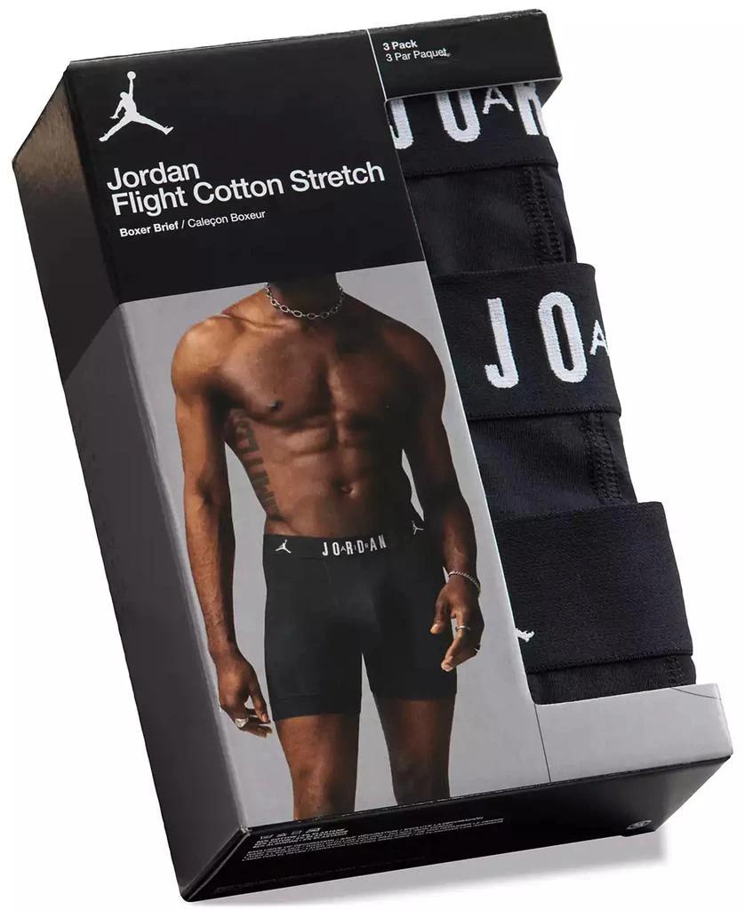 Jordan Men's 3-Pack Cotton Flight Jersey Boxer Briefs 11