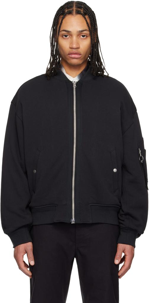 Rag 
Bone Black Manston Bomber Jacket
