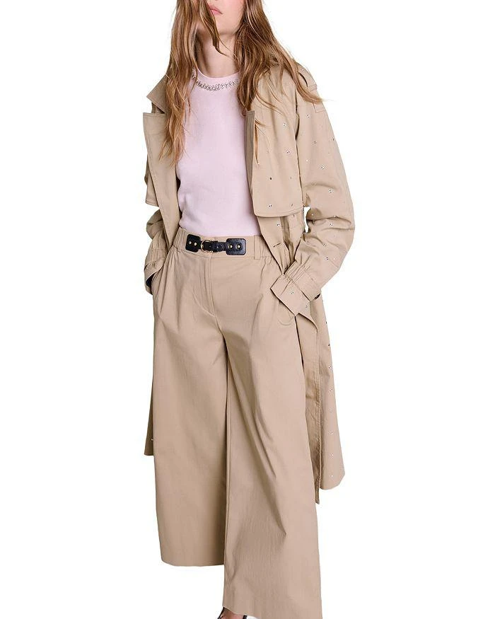 Maje Go Studs Trench Coat 10