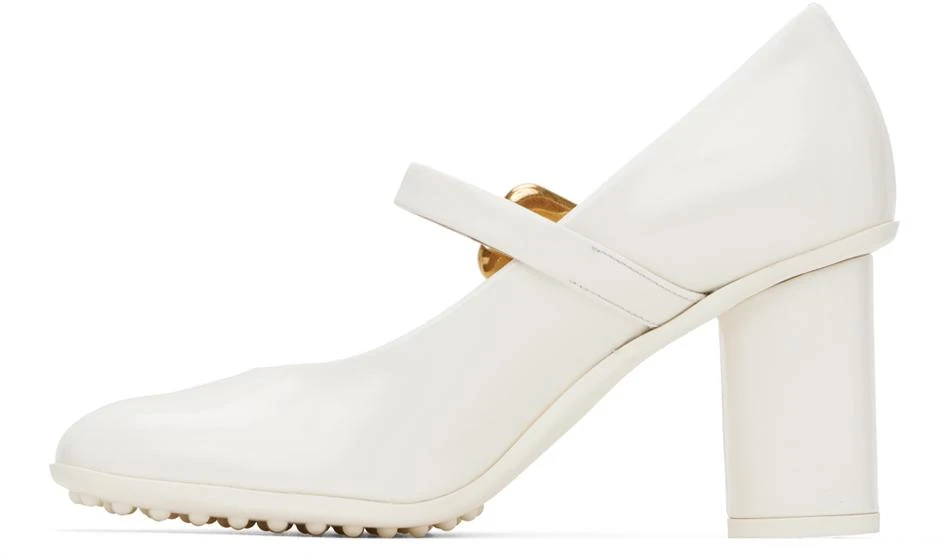 Bottega Veneta White Atomic Pumps 3