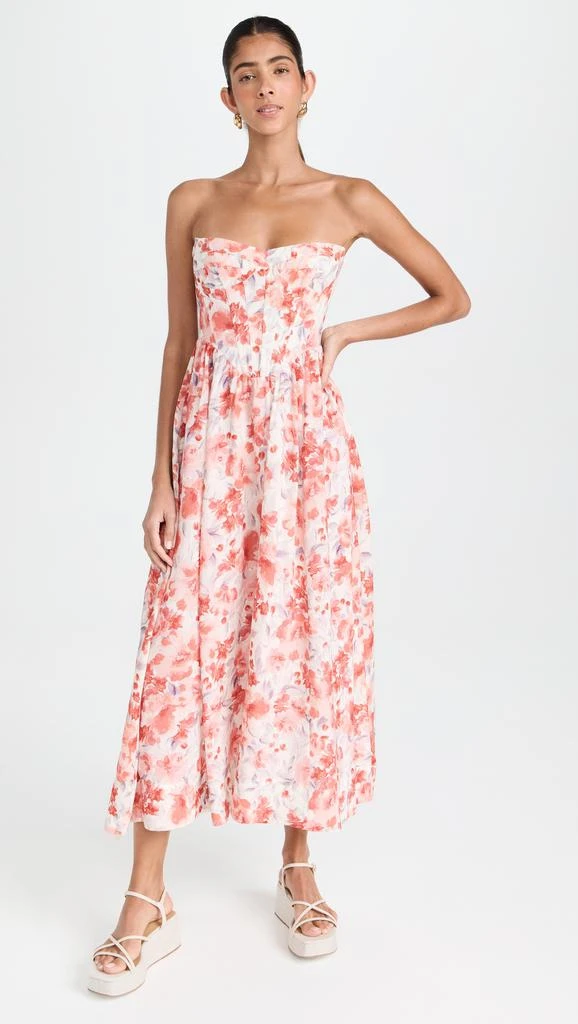 Bardot Lola Corset Midi Dress 1