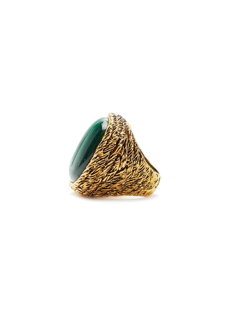 Aurelie Bidermann Malachite Miki ring 1