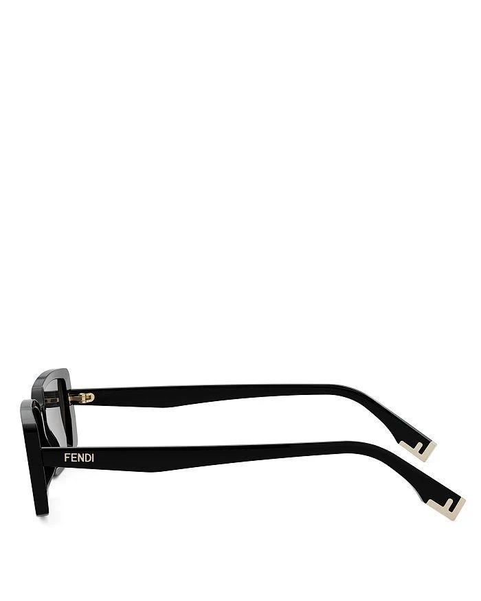 Fendi Way Rectangular Sunglasses, 53mm 3