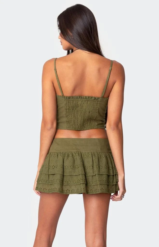 Edikted Fluer Linen Look Tank Top 4