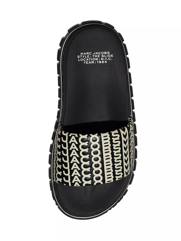 Marc Jacobs The Monogram Leather Slides 5