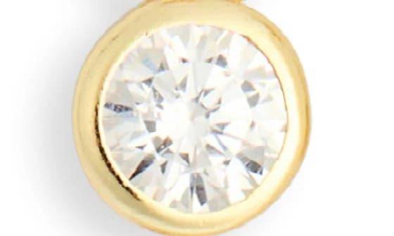 Argento Vivo Sterling Silver Mixed CZ Charms 
2-Pack Huggie Hoop Earrings 4