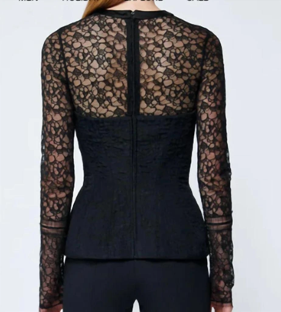 Jonathan Simkhai Prima Bustier Top In Black 2