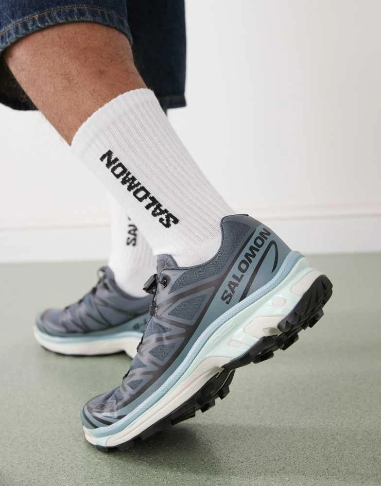 Salomon Salomon XT-6 trainers in blue 3