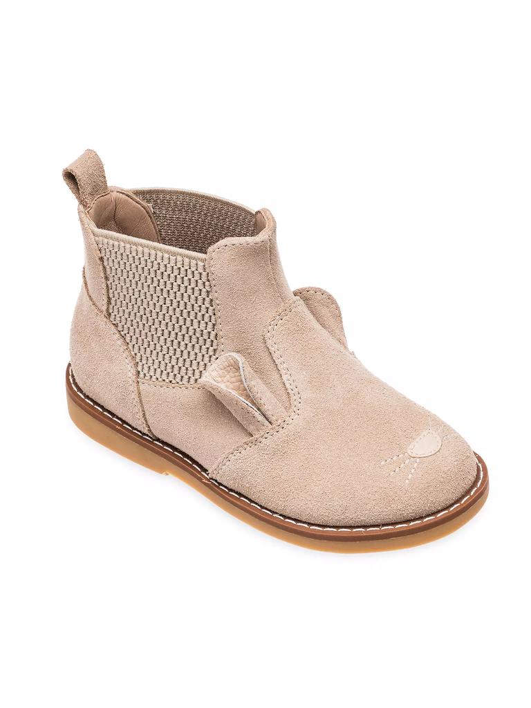 Elephantito Little Girl's & Girl's Teddy Chelsea Boots