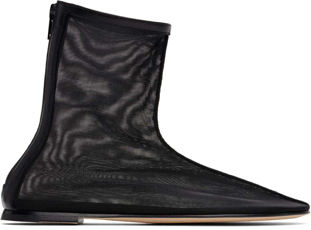 Dear Frances Black Balla Ankle Boots