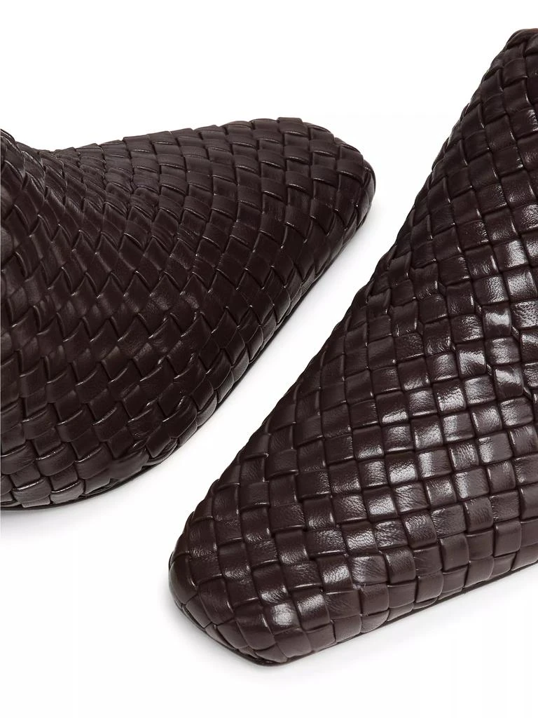 22élevé Braided Leather Block Heel Mules 5