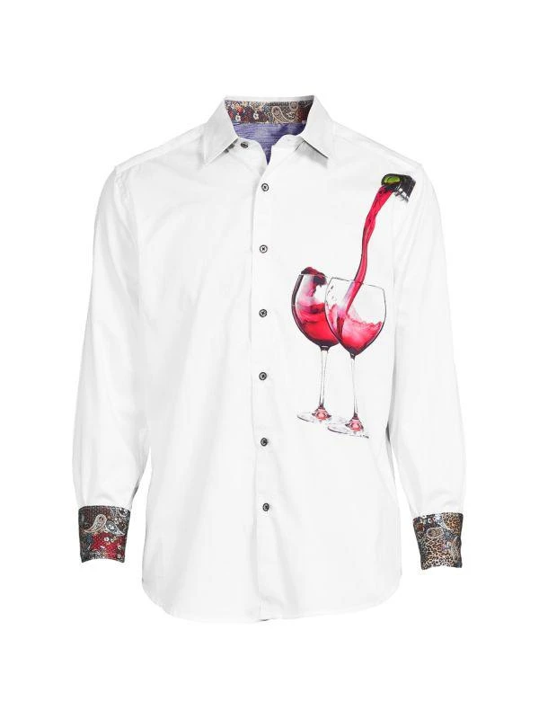 Robert Graham Date Night Wine Button Down Shirt 4