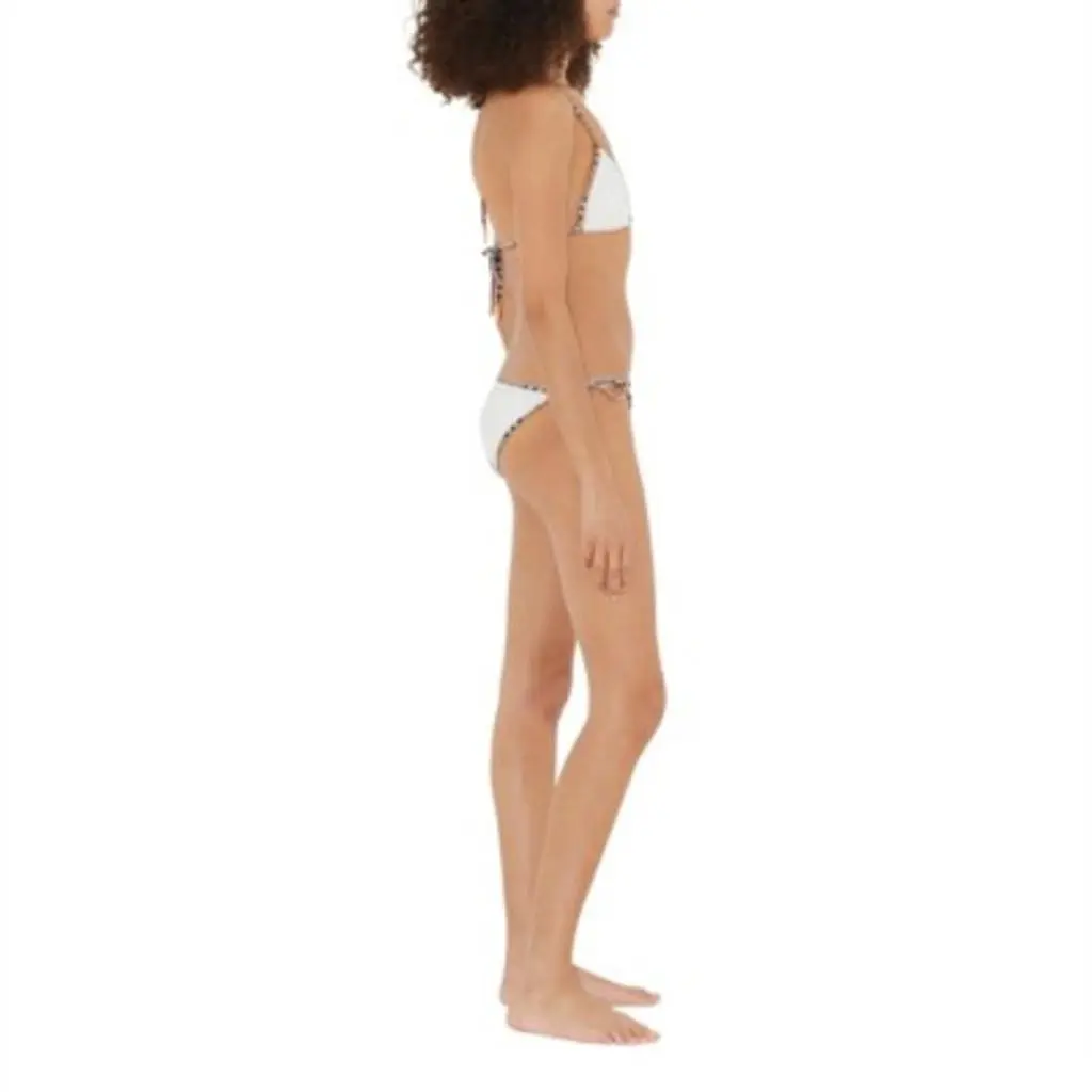 Burberry Check trim bikini 3