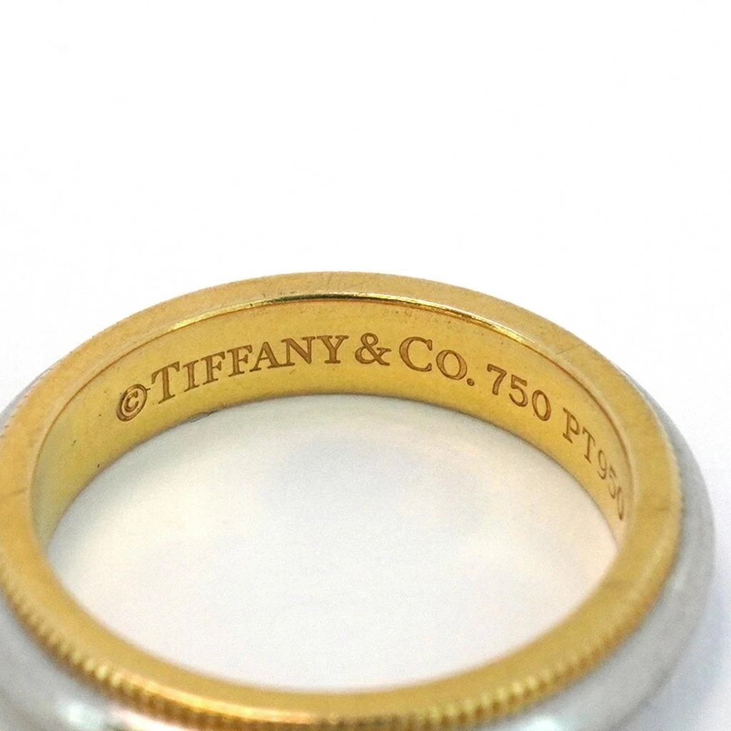 Tiffany & Co. yellow gold (18K) Platinum 950 Band Ring (Pre-Owned) 4
