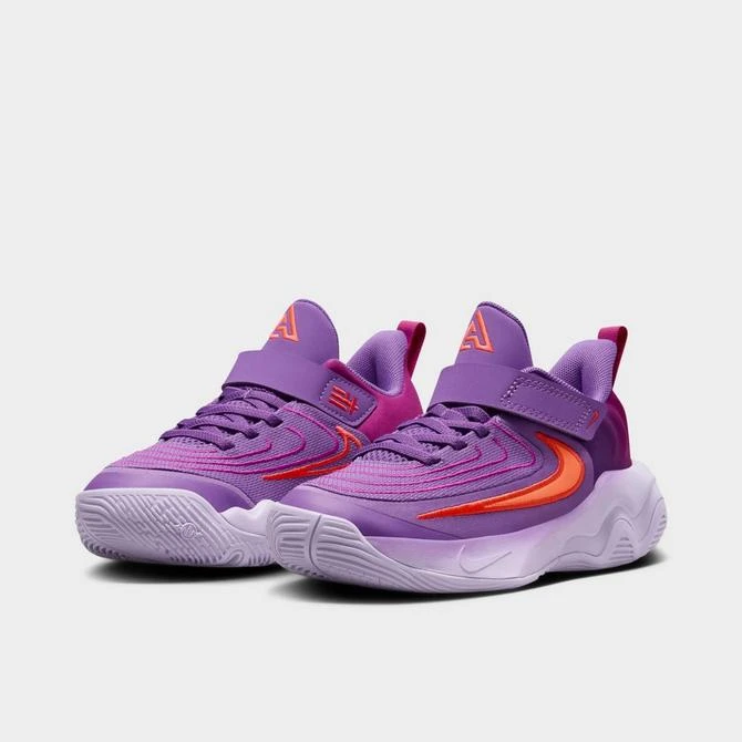 NIKE Little Kids' Nike Giannis Immortality 4 Stretch Lace Basketball Shoes 2