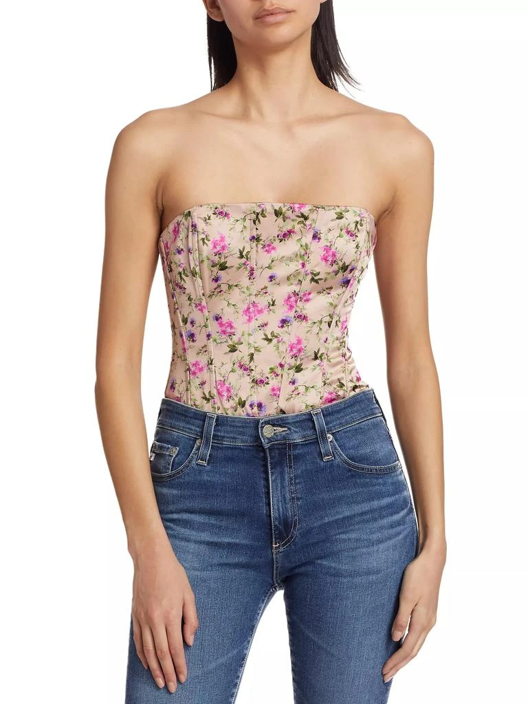 Cami NYC Tamara Floral Corset Bodysuit 6